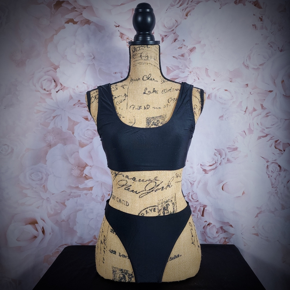 NIP Sporty Forplay Black Cheeky Bikini